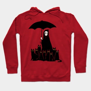 Death and cats Hoodie